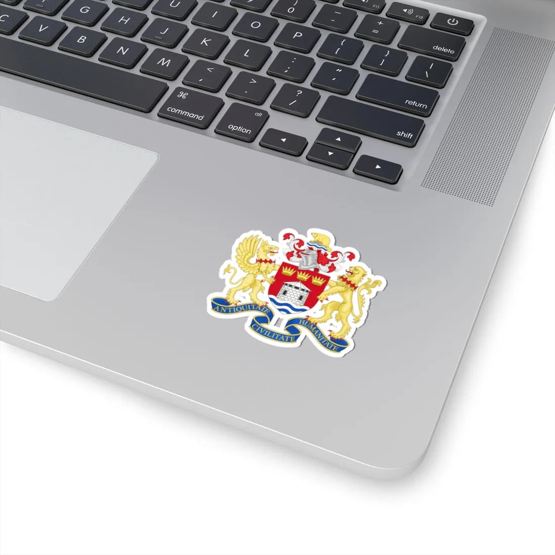Coat of arms of Kingston Canada (Canada) (Coat of Arms) STICKER Vinyl Kiss-Cut Decal - The Sticker Space