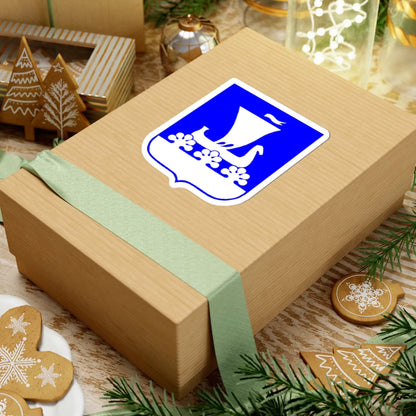 Coat of arms of Kirishsky District (Russia) (Coat of Arms) STICKER Vinyl Kiss-Cut Decal - The Sticker Space