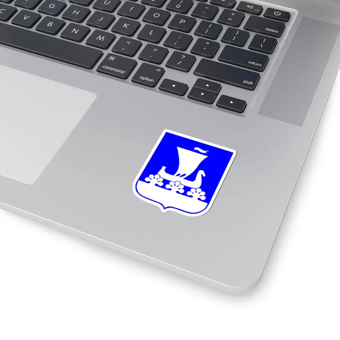 Coat of arms of Kirishsky District (Russia) (Coat of Arms) STICKER Vinyl Kiss-Cut Decal - The Sticker Space