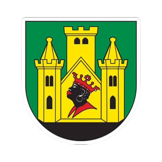 Coat of arms of Škofja Loka (Slovenia) (Coat of Arms) STICKER Vinyl Kiss-Cut Decal 2 Inch White - The Sticker Space