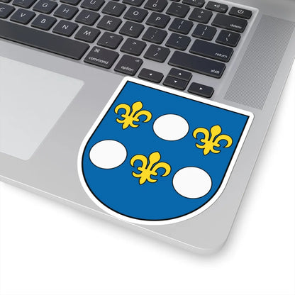 Coat of Arms of Košice-Juh (Slovakia) (Coat of Arms) STICKER Vinyl Kiss-Cut Decal - The Sticker Space