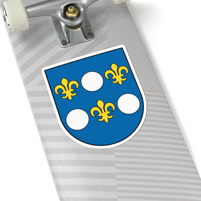 Coat of Arms of Košice-Juh (Slovakia) (Coat of Arms) STICKER Vinyl Kiss-Cut Decal - The Sticker Space