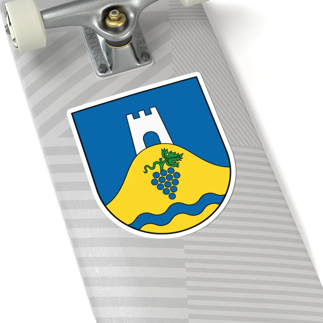 Coat of Arms of Košice-Sever (Slovakia) (Coat of Arms) STICKER Vinyl Kiss-Cut Decal - The Sticker Space