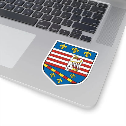 Coat of Arms of Košice (Slovakia) (Coat of Arms) STICKER Vinyl Kiss-Cut Decal - The Sticker Space
