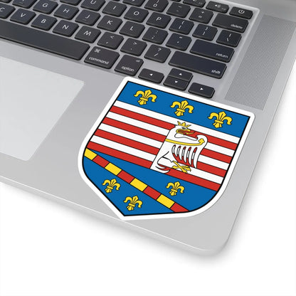 Coat of Arms of Košice (Slovakia) (Coat of Arms) STICKER Vinyl Kiss-Cut Decal - The Sticker Space