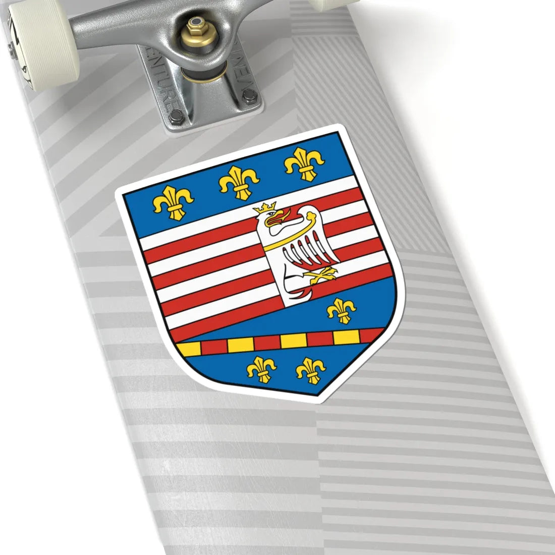 Coat of Arms of Košice (Slovakia) (Coat of Arms) STICKER Vinyl Kiss-Cut Decal - The Sticker Space