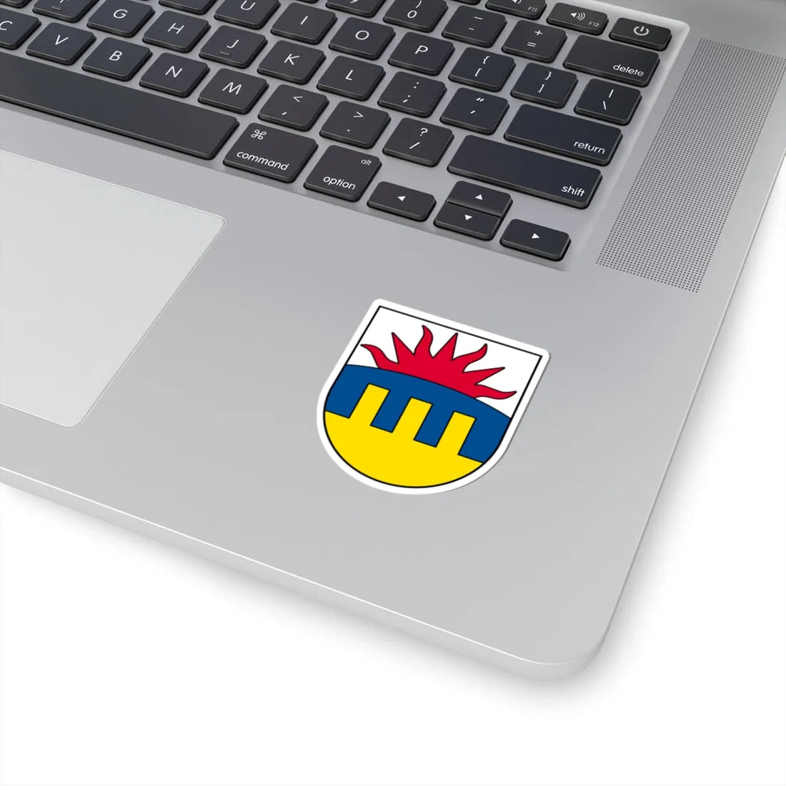 Coat of arms of Košice-Západ (Slovakia) (Coat of Arms) STICKER Vinyl Kiss-Cut Decal - The Sticker Space