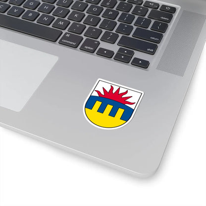 Coat of arms of Košice-Západ (Slovakia) (Coat of Arms) STICKER Vinyl Kiss-Cut Decal - The Sticker Space