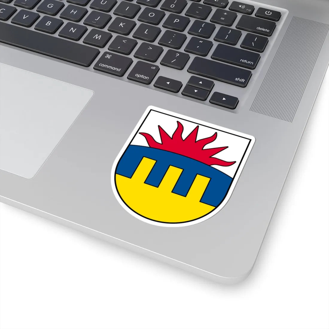 Coat of arms of Košice-Západ (Slovakia) (Coat of Arms) STICKER Vinyl Kiss-Cut Decal - The Sticker Space