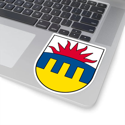 Coat of arms of Košice-Západ (Slovakia) (Coat of Arms) STICKER Vinyl Kiss-Cut Decal - The Sticker Space