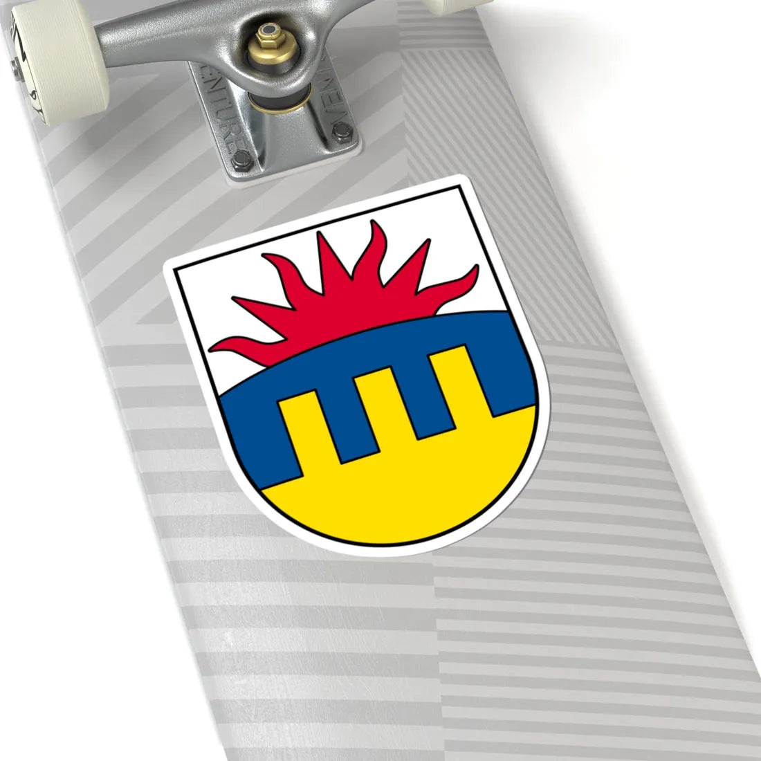 Coat of arms of Košice-Západ (Slovakia) (Coat of Arms) STICKER Vinyl Kiss-Cut Decal - The Sticker Space