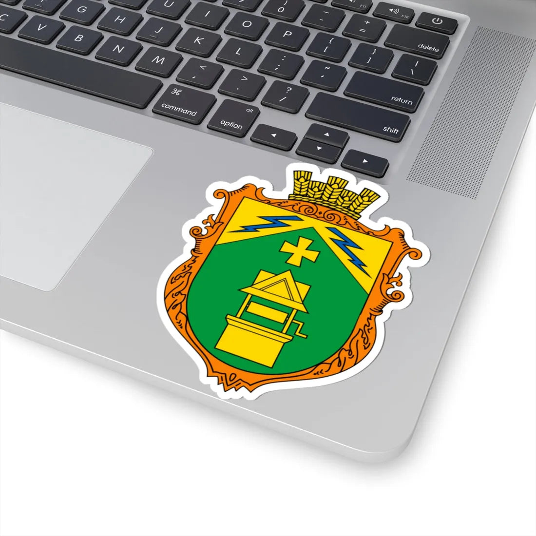 Coat of Arms of Kolodentsi (Ukraine) (Coat of Arms) STICKER Vinyl Kiss-Cut Decal - The Sticker Space