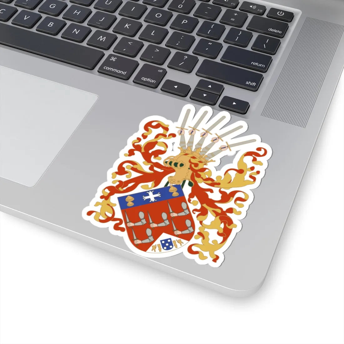 Coat of arms of Kongo (Portugal) (Coat of Arms) STICKER Vinyl Kiss-Cut Decal - The Sticker Space