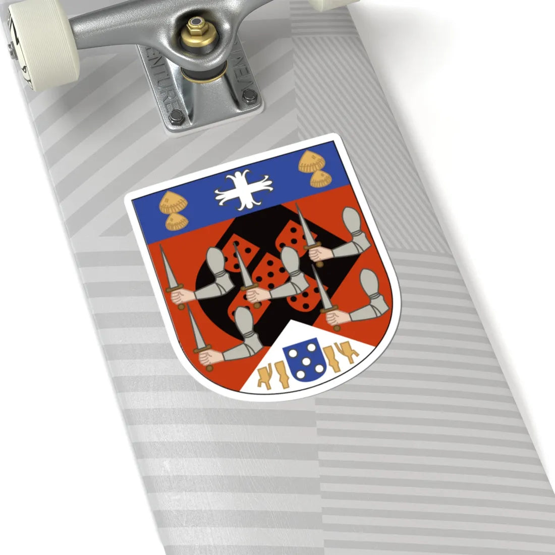Coat of arms of Kongo small (Portugal) (Coat of Arms) STICKER Vinyl Kiss-Cut Decal - The Sticker Space