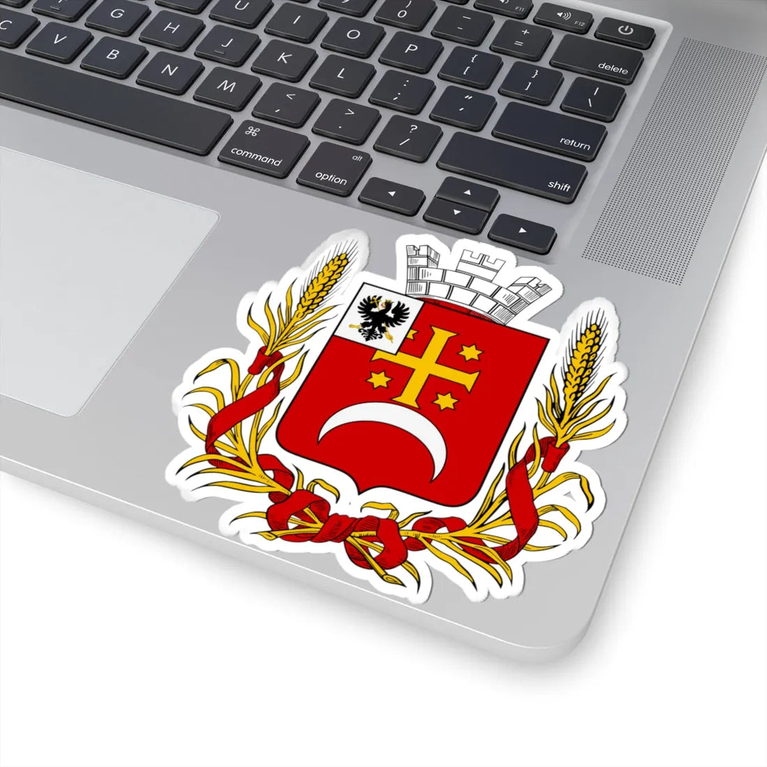 Coat of arms of Konotop 1865 (Russia) (Coat of Arms) STICKER Vinyl Kiss-Cut Decal - The Sticker Space