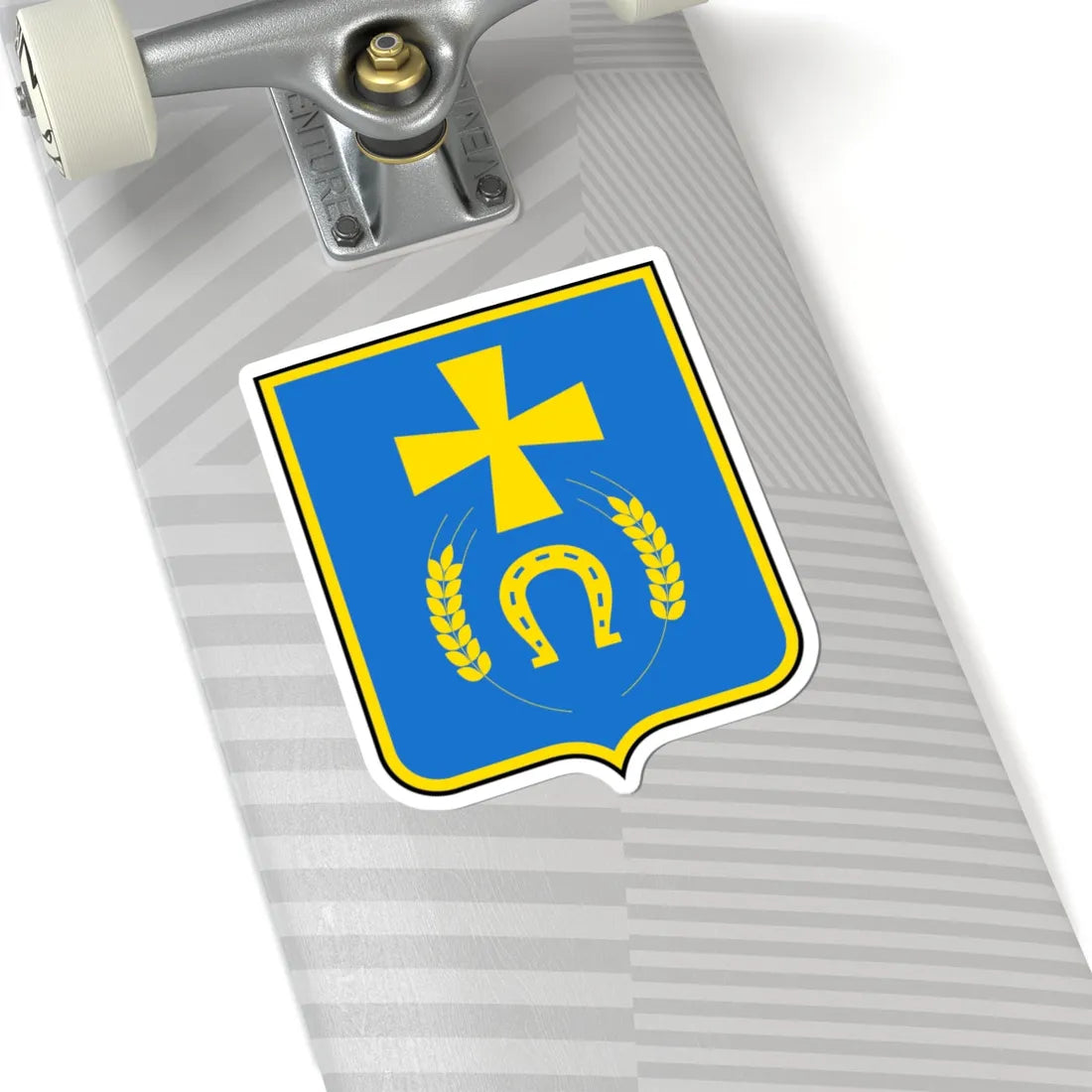 Coat of arms of Konotop Raion 2000-2020 (Ukraine) (Coat of Arms) STICKER Vinyl Kiss-Cut Decal - The Sticker Space