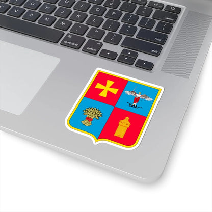 Coat of arms of Konotop Raion (Ukraine) (Coat of Arms) STICKER Vinyl Kiss-Cut Decal - The Sticker Space