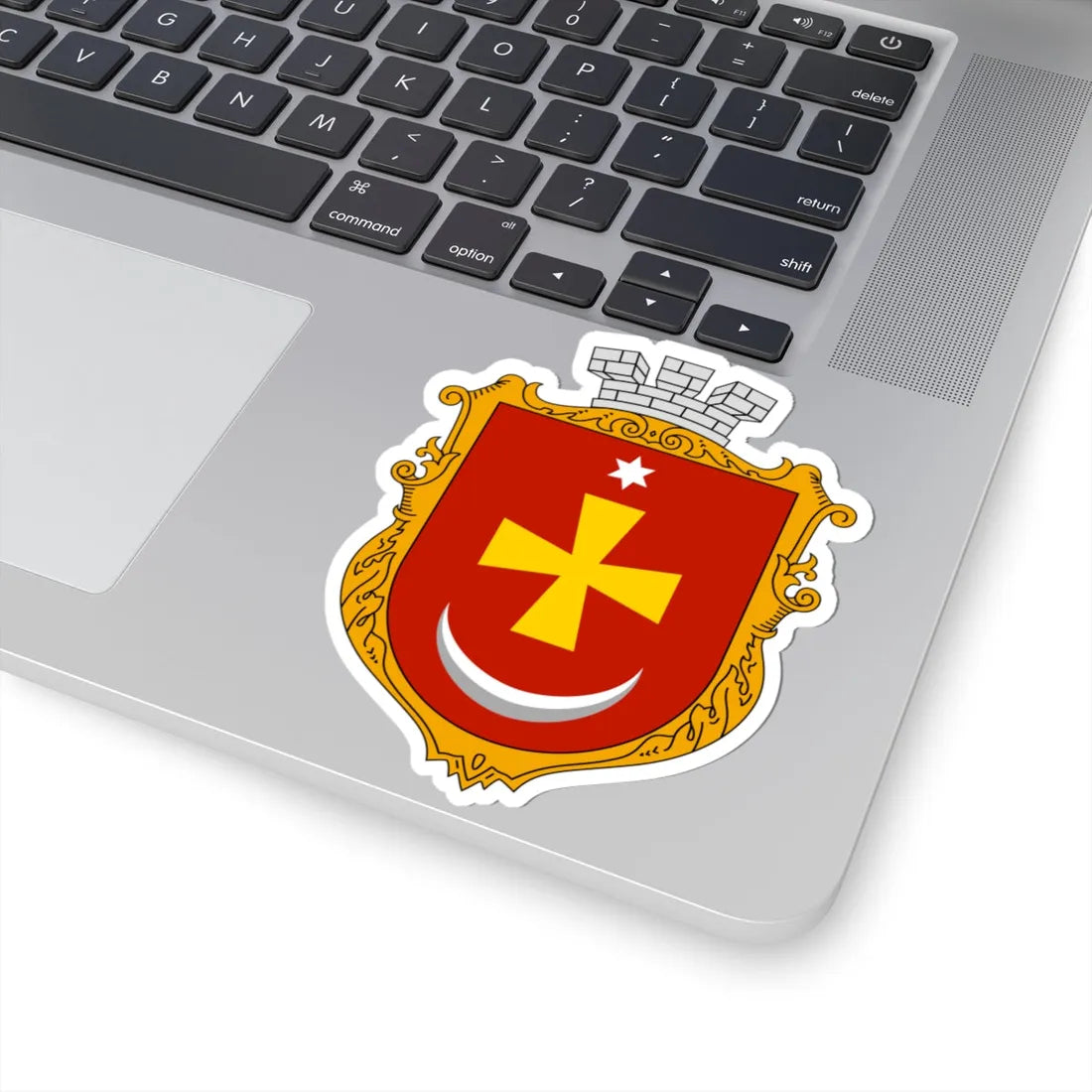 Coat of arms of Konotop UHT (Ukraine) (Coat of Arms) STICKER Vinyl Kiss-Cut Decal - The Sticker Space