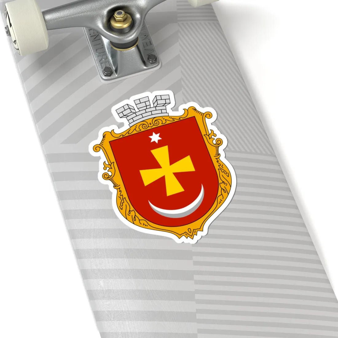 Coat of arms of Konotop UHT (Ukraine) (Coat of Arms) STICKER Vinyl Kiss-Cut Decal - The Sticker Space