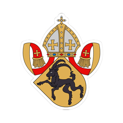 Coat of arms of Konrad Bitz (Finland) (Coat of Arms) STICKER Vinyl Kiss-Cut Decal 3 Inch White - The Sticker Space