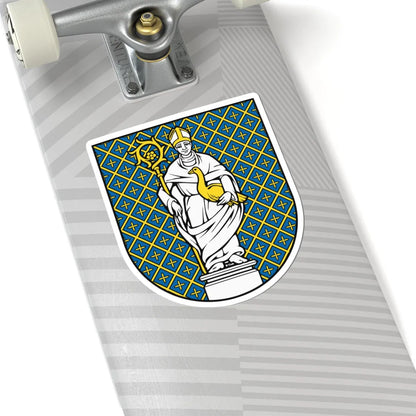 Coat of Arms of Kopernica (Slovakia) (Coat of Arms) STICKER Vinyl Kiss-Cut Decal - The Sticker Space