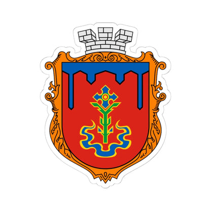 Coat of Arms of Korosten (Ukraine) (Coat of Arms) STICKER Vinyl Kiss-Cut Decal 6 Inch White - The Sticker Space