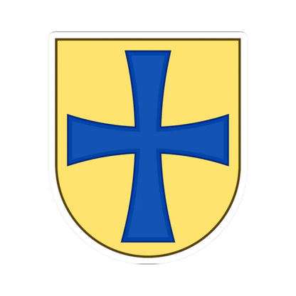 Coat of arms of Korsør (Denmark) (Coat of Arms) STICKER Vinyl Kiss-Cut Decal 2 Inch White - The Sticker Space