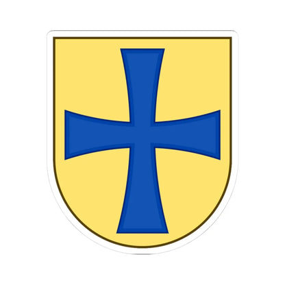 Coat of arms of Korsør (Denmark) (Coat of Arms) STICKER Vinyl Kiss-Cut Decal 3 Inch White - The Sticker Space