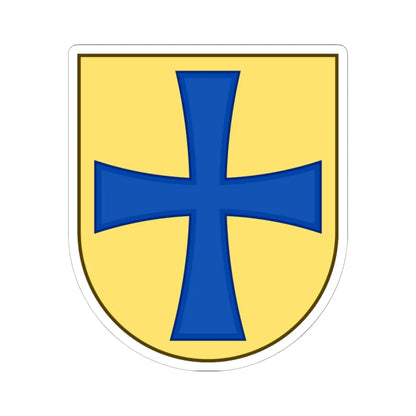 Coat of arms of Korsør (Denmark) (Coat of Arms) STICKER Vinyl Kiss-Cut Decal 6 Inch White - The Sticker Space