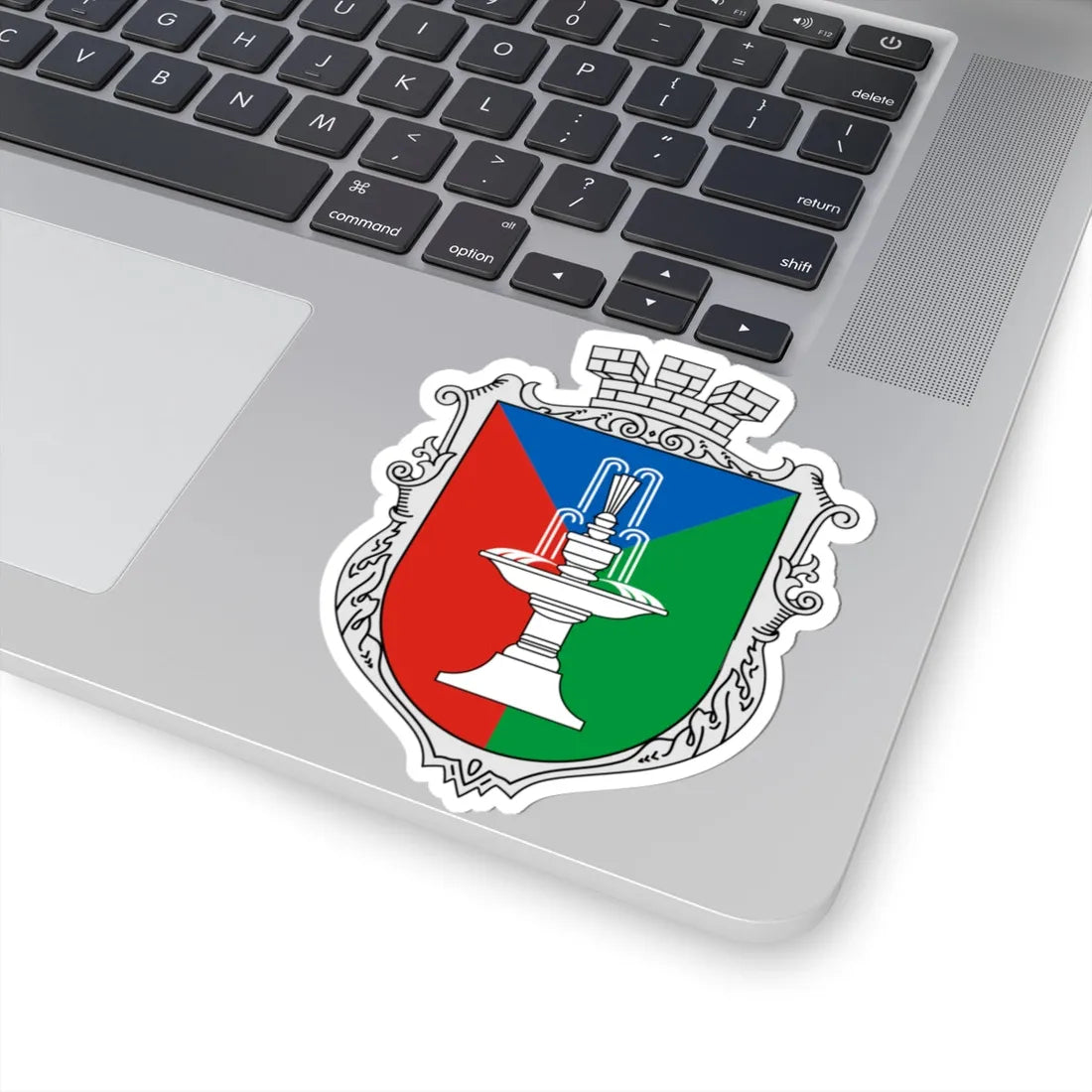 Coat of arms of Kostiantynivka (Ukraine) (Coat of Arms) STICKER Vinyl Kiss-Cut Decal - The Sticker Space