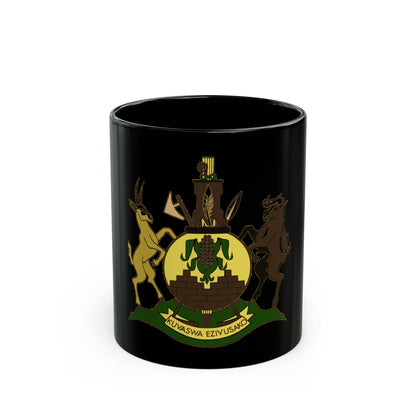 Coat of arms of KwaNdebele - Black Coffee Mug-11oz-The Sticker Space