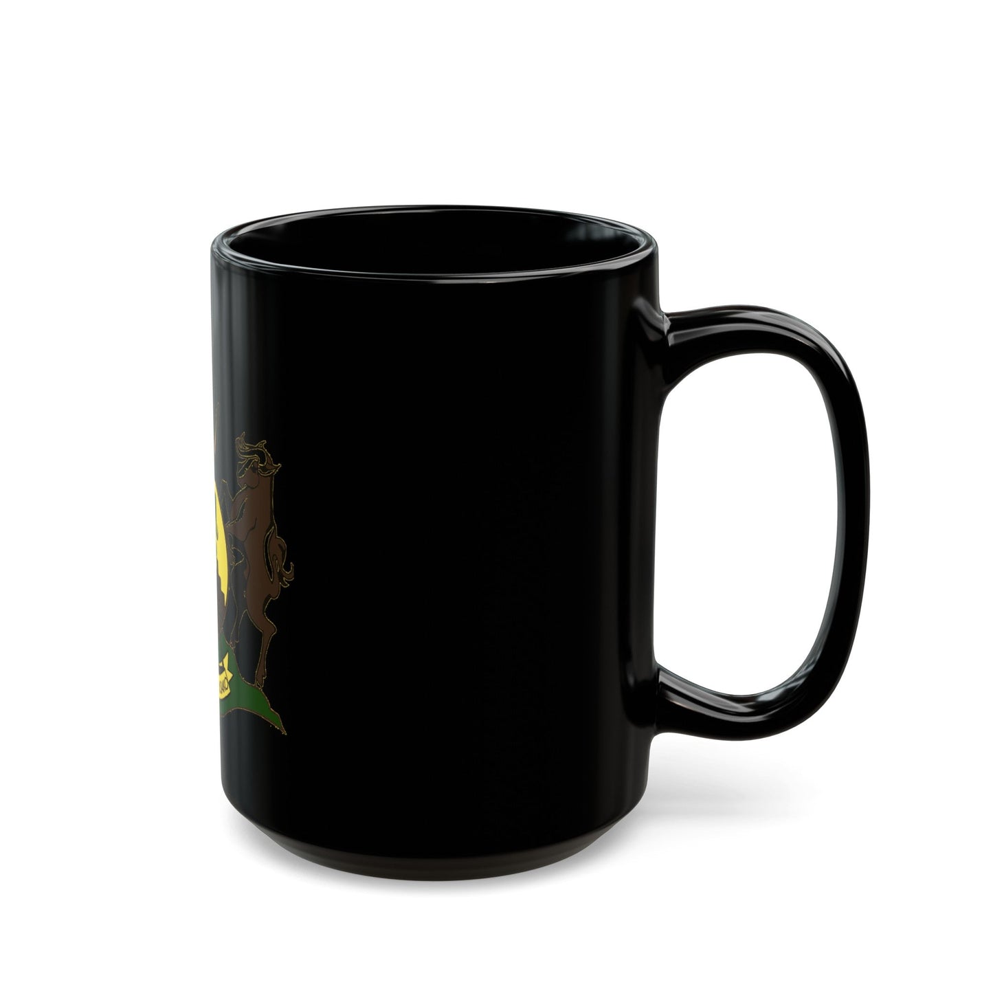 Coat of arms of KwaNdebele - Black Coffee Mug-The Sticker Space