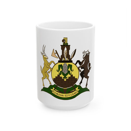 Coat of arms of KwaNdebele - White Coffee Mug-15oz-The Sticker Space