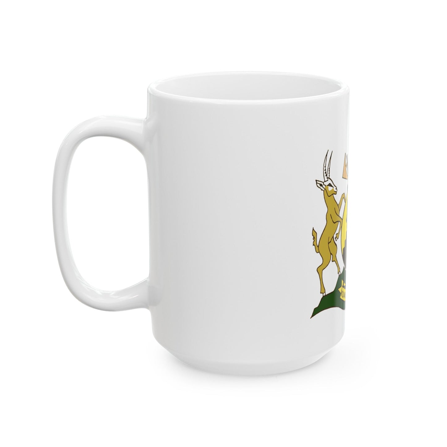 Coat of arms of KwaNdebele - White Coffee Mug-The Sticker Space