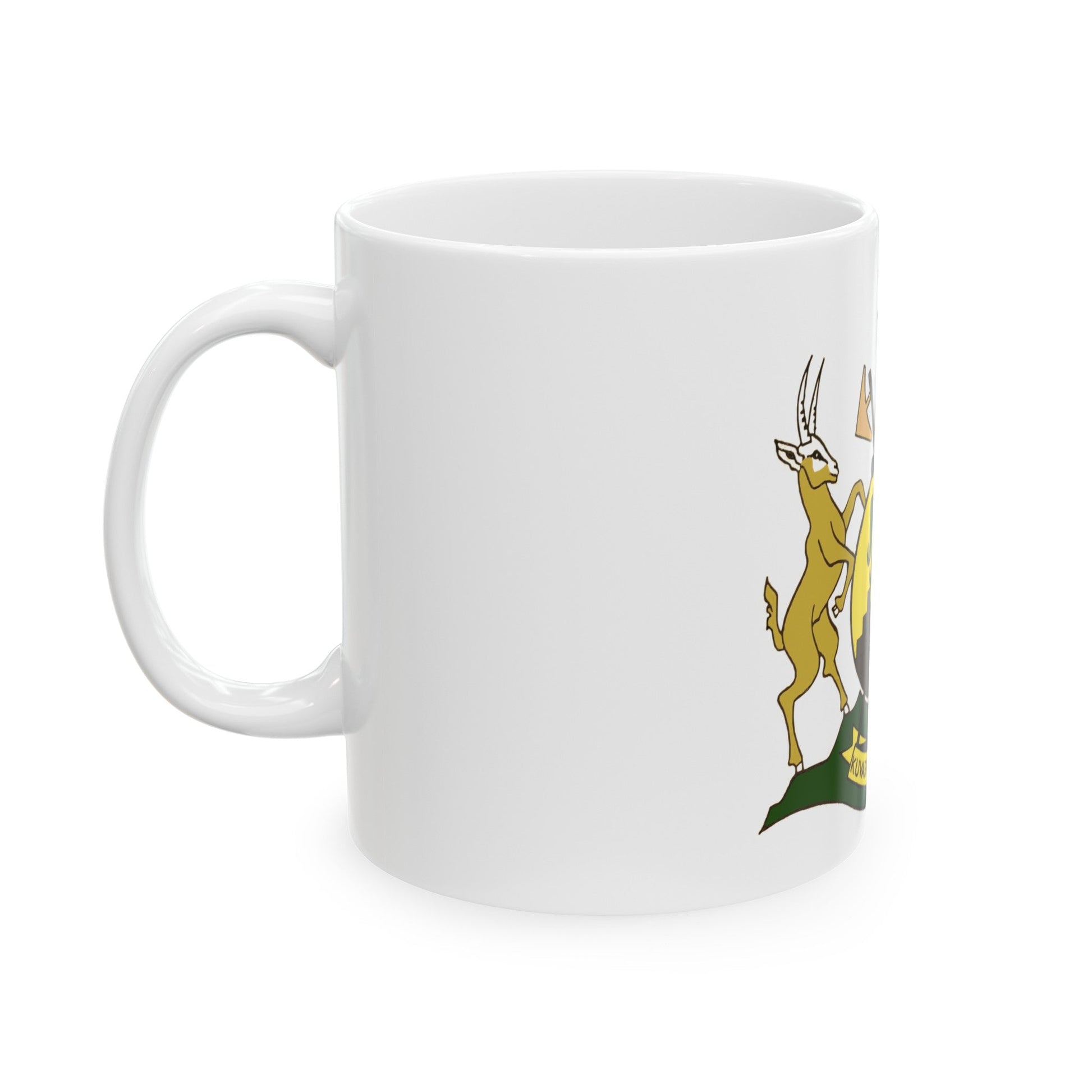 Coat of arms of KwaNdebele - White Coffee Mug-The Sticker Space