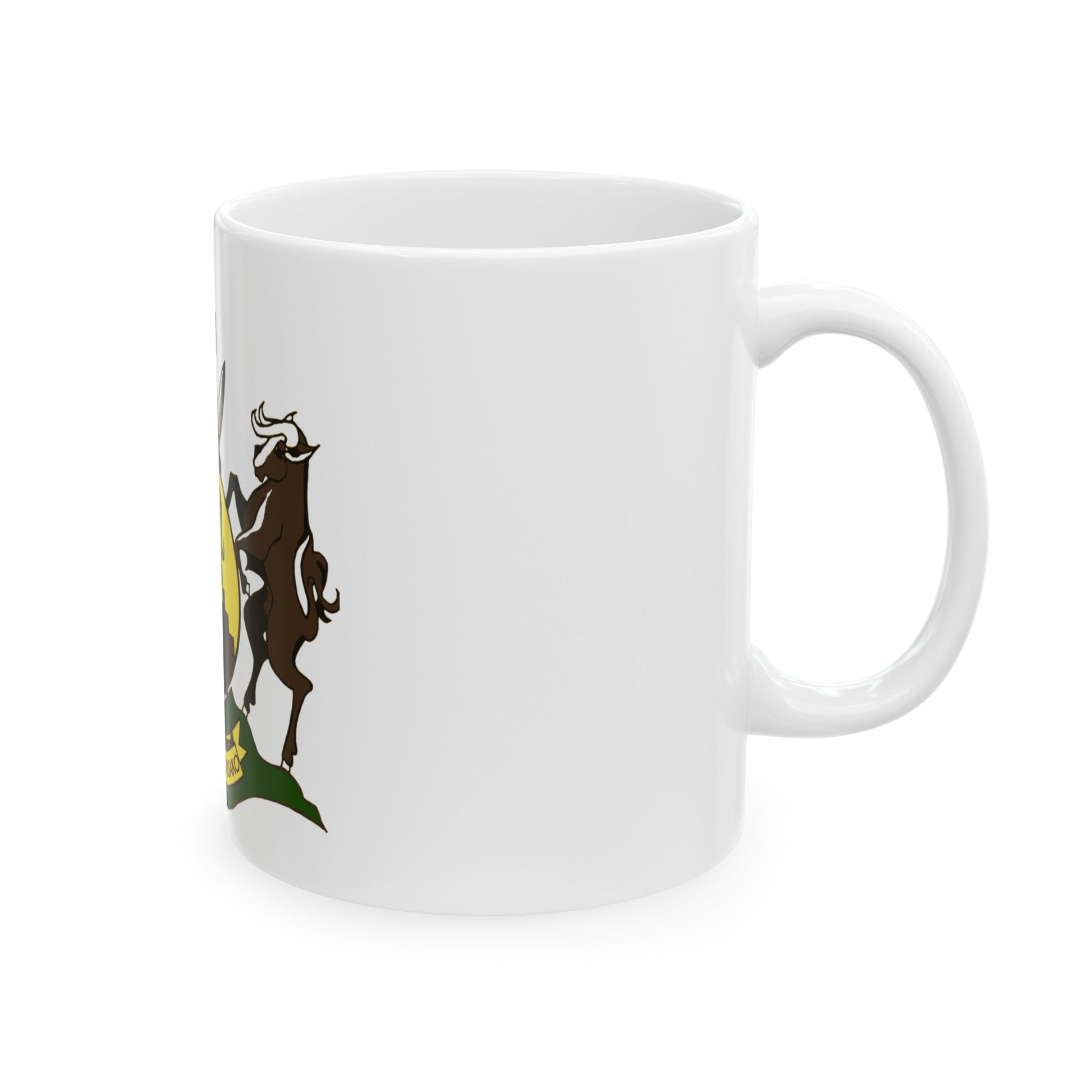 Coat of arms of KwaNdebele - White Coffee Mug-The Sticker Space