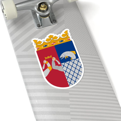 Coat of arms of Kymi Province (Finland) (Coat of Arms) STICKER Vinyl Kiss-Cut Decal - The Sticker Space