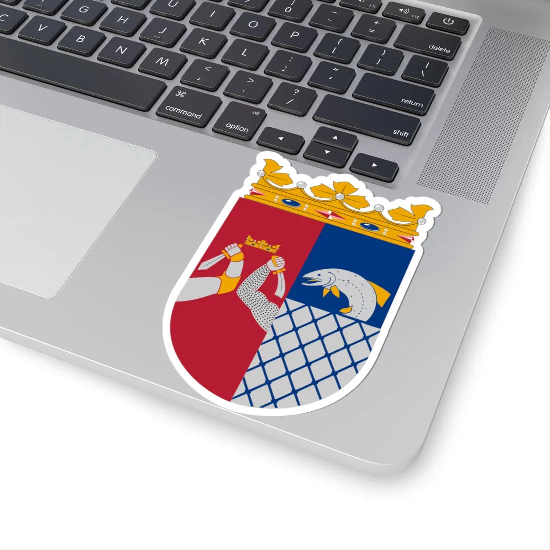 Coat of arms of Kymi Province (Finland) (Coat of Arms) STICKER Vinyl Kiss-Cut Decal - The Sticker Space