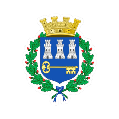 Coat of arms of La Habana (Cuba) (Coat of Arms) STICKER Vinyl Kiss-Cut Decal 2 Inch White - The Sticker Space