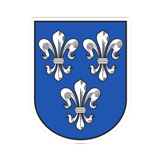 Coat of arms of Laško (Slovenia) (Coat of Arms) STICKER Vinyl Kiss-Cut Decal 2 Inch White - The Sticker Space