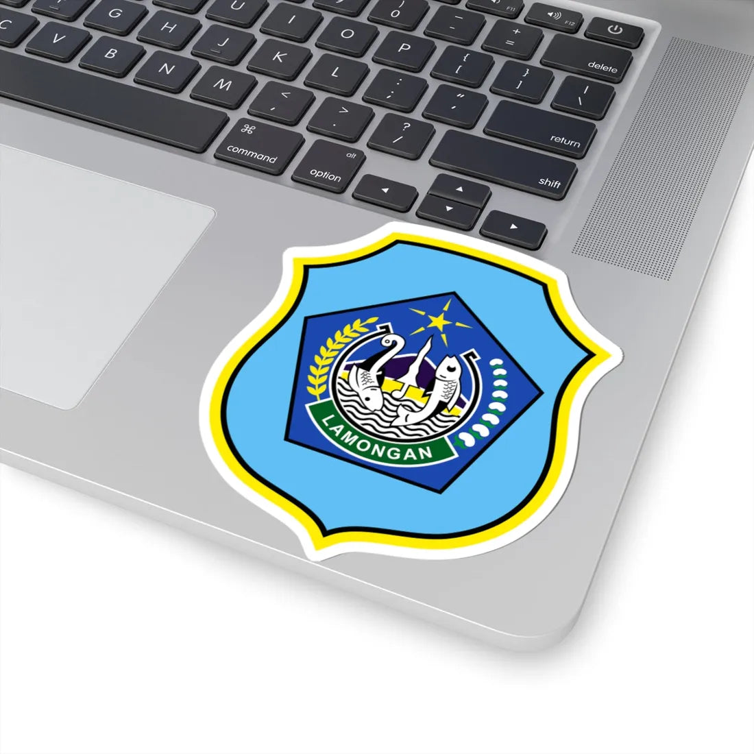 Coat of arms of Lamongan Regency (Indonesia) (Coat of Arms) STICKER Vinyl Kiss-Cut Decal - The Sticker Space