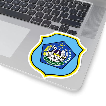 Coat of arms of Lamongan Regency (Indonesia) (Coat of Arms) STICKER Vinyl Kiss-Cut Decal - The Sticker Space