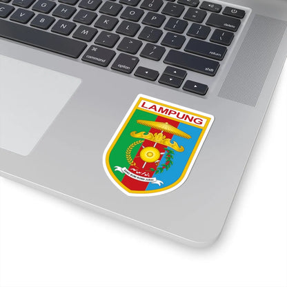 Coat of arms of Lampung (Indonesia) (Coat of Arms) STICKER Vinyl Kiss-Cut Decal - The Sticker Space