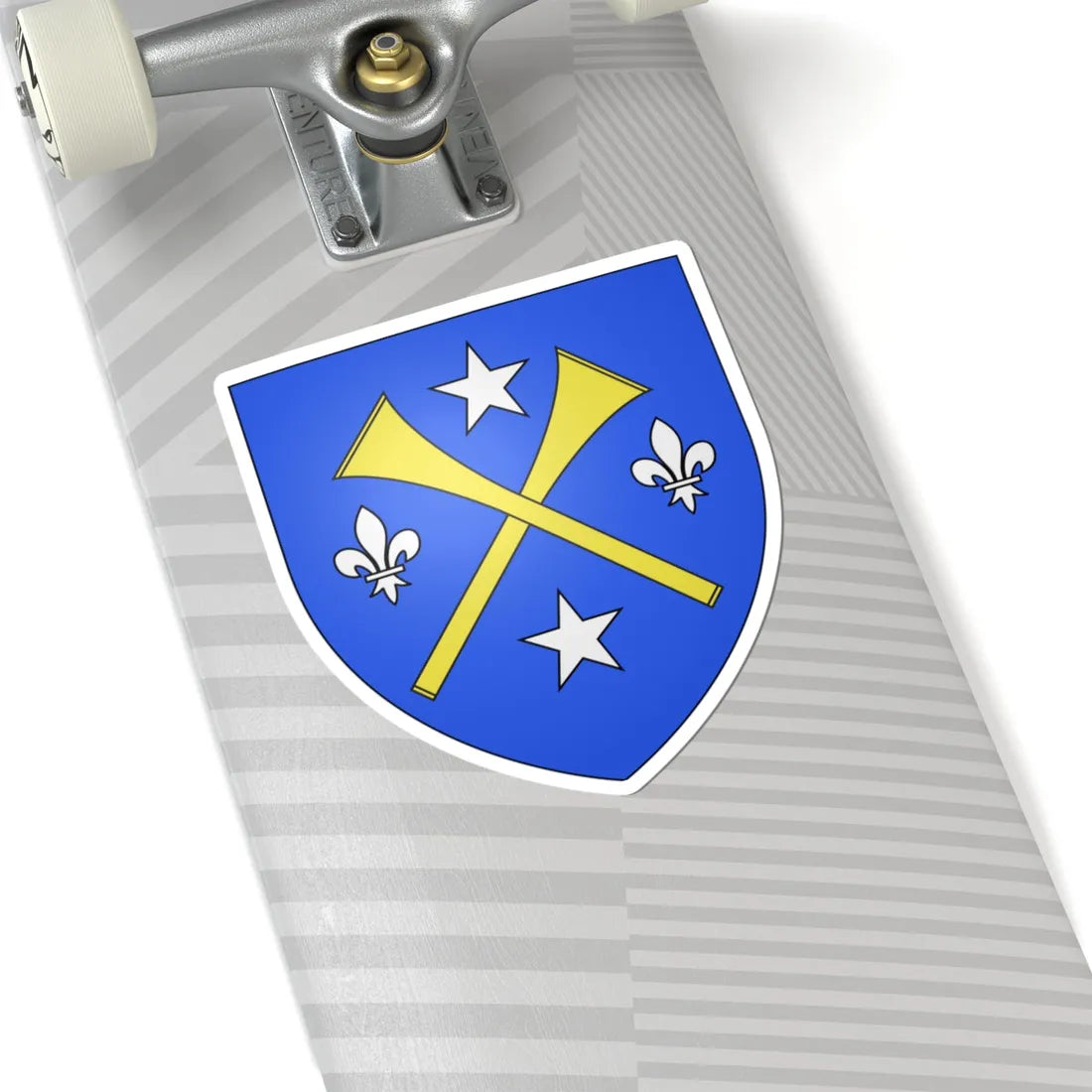 Coat of arms of LAncienne-Lorette (Canada) (Coat of Arms) STICKER Vinyl Kiss-Cut Decal - The Sticker Space