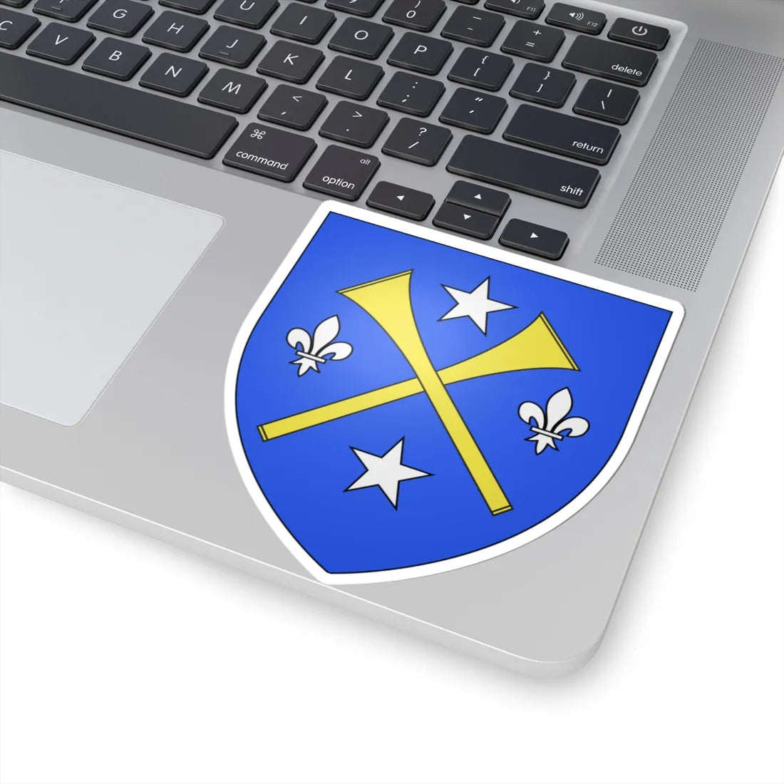 Coat of arms of LAncienne-Lorette (Canada) (Coat of Arms) STICKER Vinyl Kiss-Cut Decal - The Sticker Space