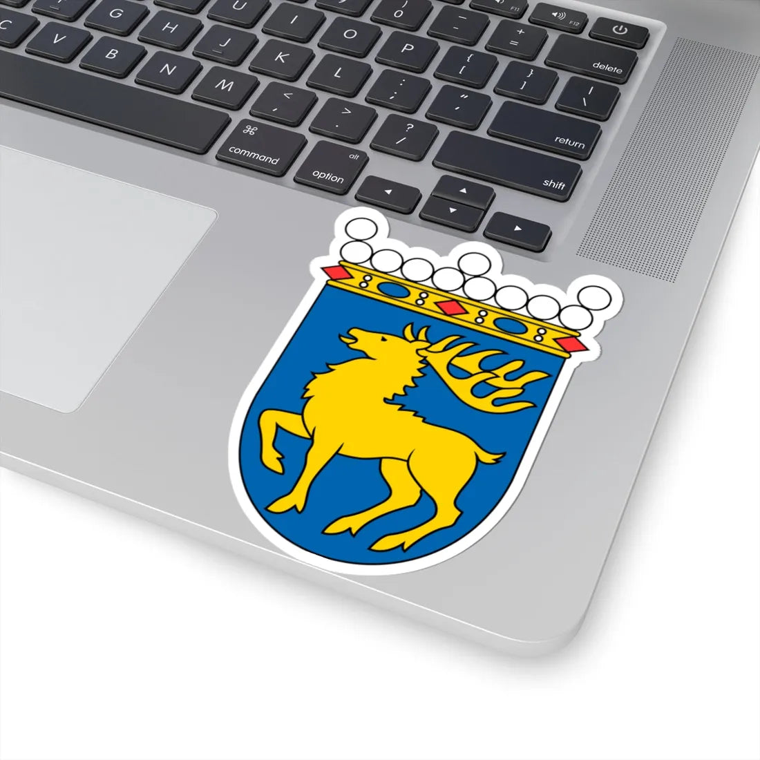 Coat of arms of Åland 3 (Finland) (Coat of Arms) STICKER Vinyl Kiss-Cut Decal - The Sticker Space