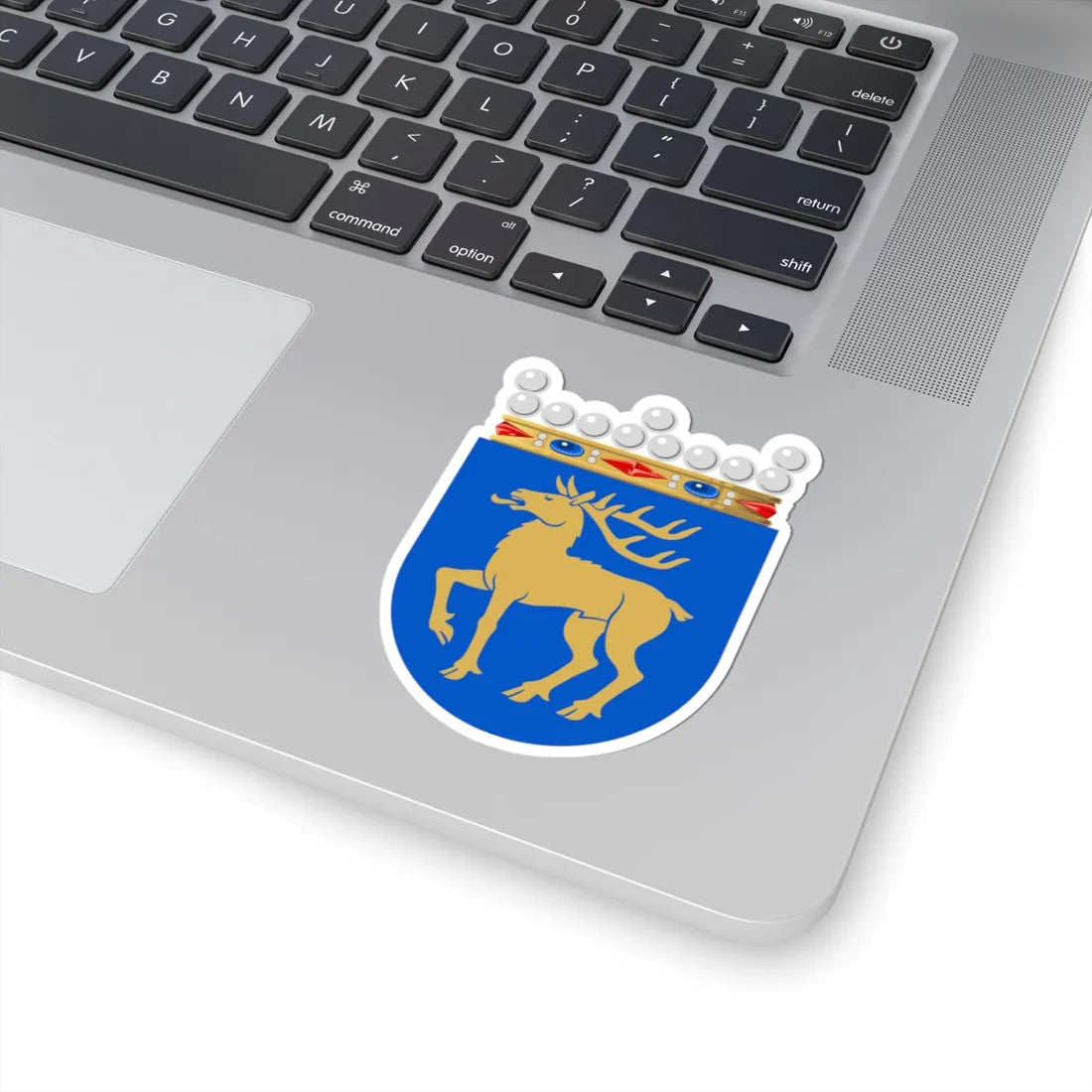 Coat of arms of Åland (Finland) (Coat of Arms) STICKER Vinyl Kiss-Cut Decal - The Sticker Space
