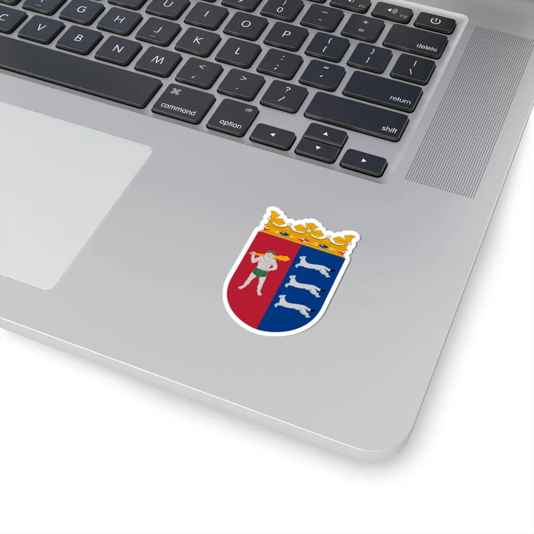Coat of arms of Lapland Province newer (Finland) (Coat of Arms) STICKER Vinyl Kiss-Cut Decal - The Sticker Space