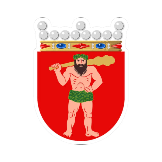 Coat of arms of Laponia (Finland) (Coat of Arms) STICKER Vinyl Kiss-Cut Decal 2 Inch White - The Sticker Space