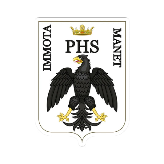 Coat of Arms of LAquila Italy (Italy) (Coat of Arms) STICKER Vinyl Kiss-Cut Decal 2 Inch White - The Sticker Space